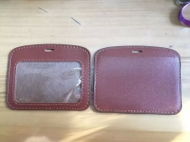 side insert TWO FACE rigid card holder