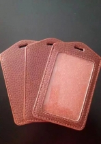 side insert TWO FACE rigid card holder