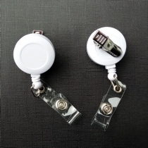 retractable name badge reel