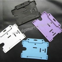 side insert TWO FACE rigid card holder