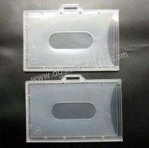 side insert TWO FACE rigid card holder