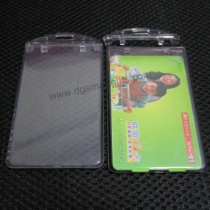 side insert TWO FACE rigid card holder