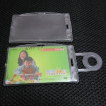 side insert TWO FACE rigid card holder