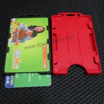 side insert TWO FACE rigid card holder