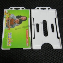 side insert TWO FACE rigid card holder