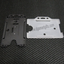 side insert TWO FACE rigid card holder