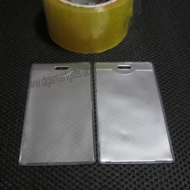 side insert TWO FACE rigid card holder