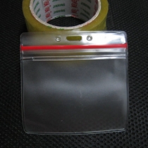 side insert TWO FACE rigid card holder