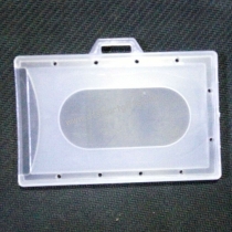 side insert TWO FACE rigid card holder