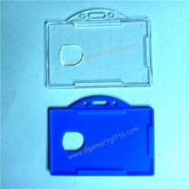 side insert TWO FACE rigid card holder