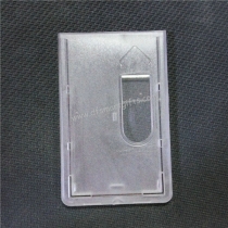 side insert TWO FACE rigid card holder