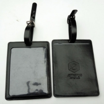 side insert TWO FACE rigid card holder