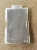 side insert TWO FACE rigid card holder