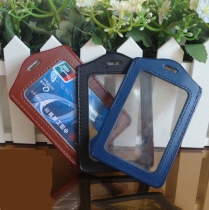 side insert TWO FACE rigid card holder