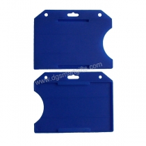 side insert TWO FACE rigid card holder