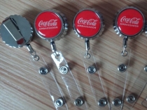 retractable name badge reel